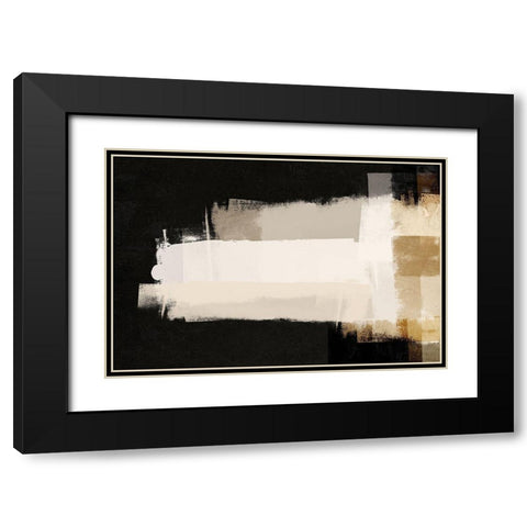 Repositioned 1 Black Modern Wood Framed Art Print with Double Matting by Brown, Denise