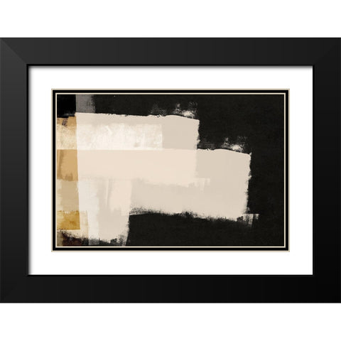 Repositioned 2 Black Modern Wood Framed Art Print with Double Matting by Brown, Denise