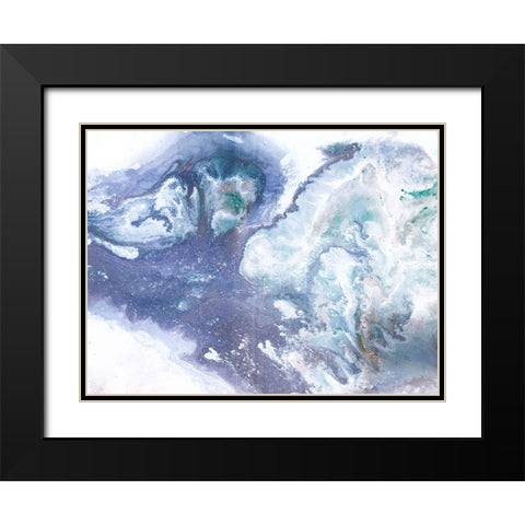 Lilac By Grace Black Modern Wood Framed Art Print with Double Matting by Brown, Denise