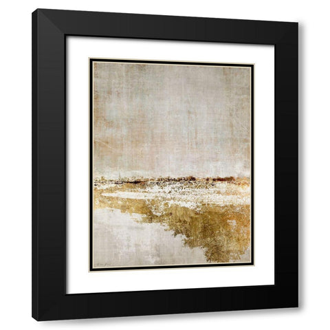 Fuliflled Black Modern Wood Framed Art Print with Double Matting by Brown, Denise