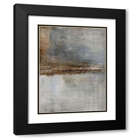 Wednesday Black Modern Wood Framed Art Print with Double Matting by Brown, Denise