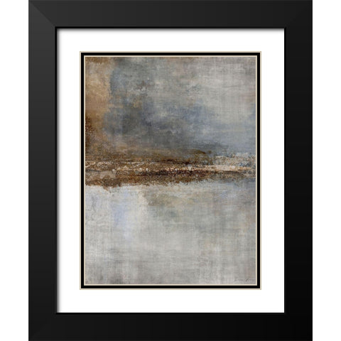 Wednesday Black Modern Wood Framed Art Print with Double Matting by Brown, Denise