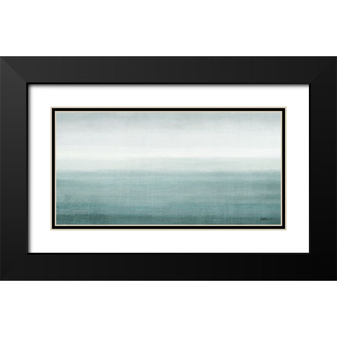 Inner Peace V2 Black Modern Wood Framed Art Print with Double Matting by Brown, Denise