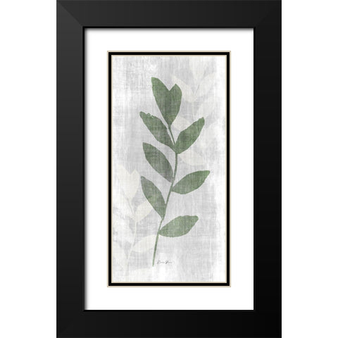 Stem in Nature 1 Black Modern Wood Framed Art Print with Double Matting by Brown, Denise