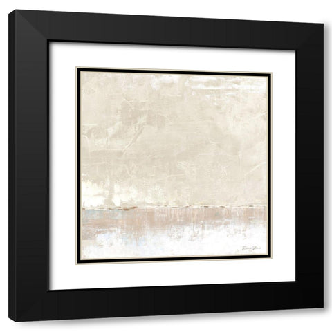 Better Days Black Modern Wood Framed Art Print with Double Matting by Brown, Denise