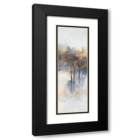 Misty Forest 3 Black Modern Wood Framed Art Print with Double Matting by Charest, Doris