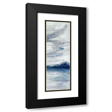 Stormy Shores 2 Black Modern Wood Framed Art Print with Double Matting by Charest, Doris
