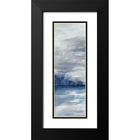 Stormy Shores 3 Black Modern Wood Framed Art Print with Double Matting by Charest, Doris