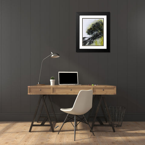 Dense Forest Edge 1620 Black Modern Wood Framed Art Print with Double Matting by Charest, Doris