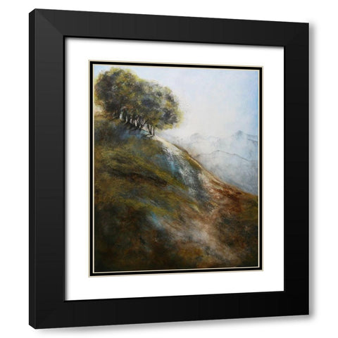 Steep Hill 1620 Black Modern Wood Framed Art Print with Double Matting by Charest, Doris