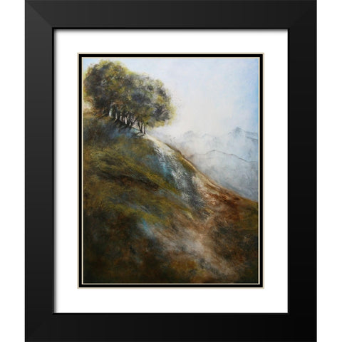 Steep Hill 1620 Black Modern Wood Framed Art Print with Double Matting by Charest, Doris