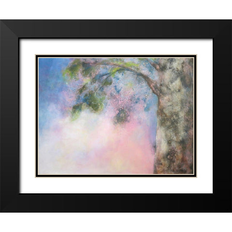 Une Petite Brise Dans Les Branches 1824 Black Modern Wood Framed Art Print with Double Matting by Charest, Doris