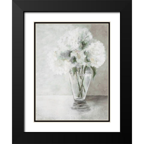 Austere Arrangement 2 Black Modern Wood Framed Art Print with Double Matting by Charest, Doris