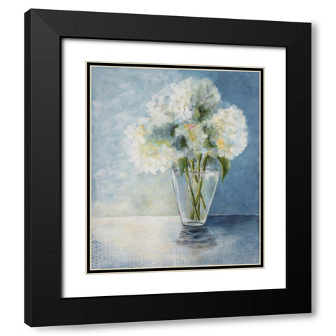 Austere Arrangement Black Modern Wood Framed Art Print with Double Matting by Charest, Doris