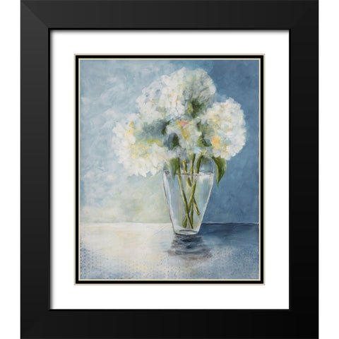 Austere Arrangement Black Modern Wood Framed Art Print with Double Matting by Charest, Doris