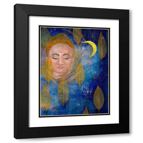 Calm Meditation 2 Black Modern Wood Framed Art Print with Double Matting by Charest, Doris