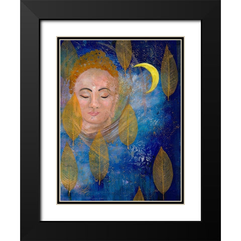 Calm Meditation 2 Black Modern Wood Framed Art Print with Double Matting by Charest, Doris