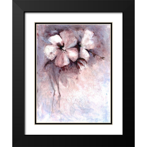 Maroon Calm Black Modern Wood Framed Art Print with Double Matting by Charest, Doris