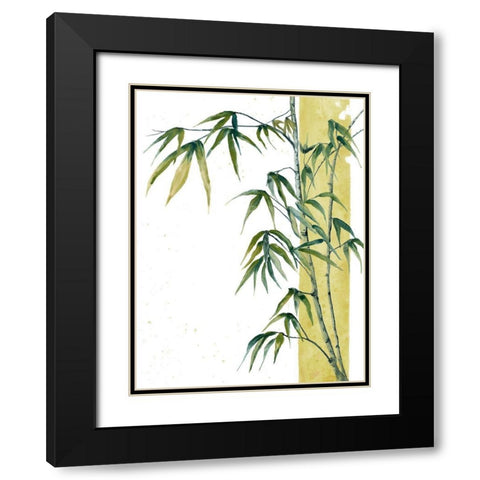 Standing Plant Black Modern Wood Framed Art Print with Double Matting by Charest, Doris