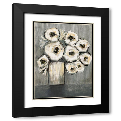 Still Life Black Modern Wood Framed Art Print with Double Matting by Charest, Doris
