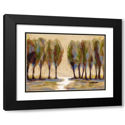 Panorama Black Modern Wood Framed Art Print with Double Matting by Charest, Doris