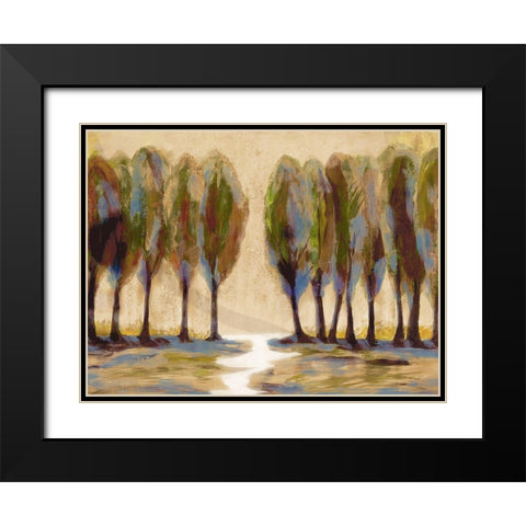 Panorama Black Modern Wood Framed Art Print with Double Matting by Charest, Doris