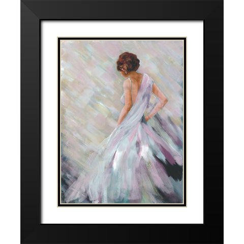 Dancing Queen 2 Black Modern Wood Framed Art Print with Double Matting by Charest, Doris