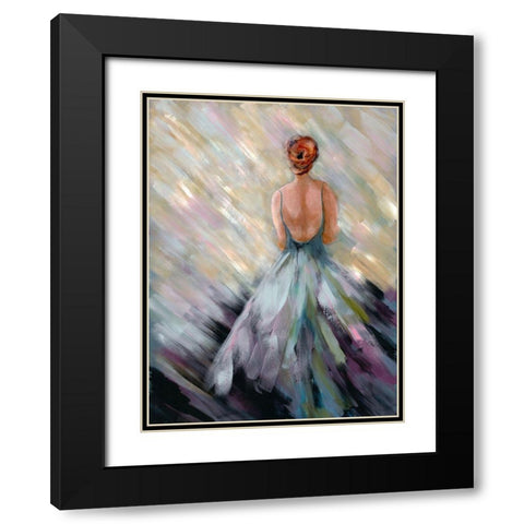 Dancing Queen 3 Black Modern Wood Framed Art Print with Double Matting by Charest, Doris