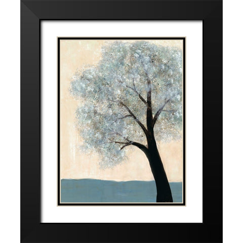 Dawning Tree 1 Black Modern Wood Framed Art Print with Double Matting by Charest, Doris