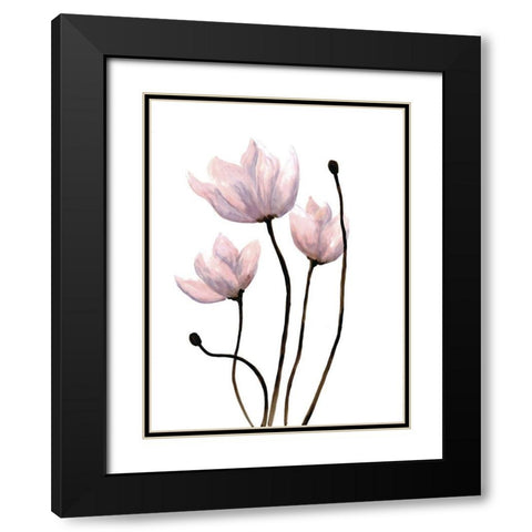 Fresh Growth 1 Black Modern Wood Framed Art Print with Double Matting by Charest, Doris