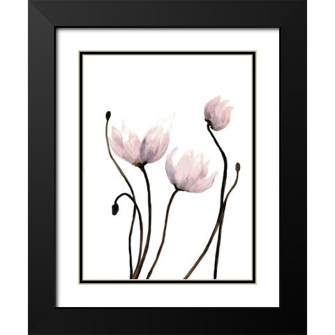 Fresh Growth 2 Black Modern Wood Framed Art Print with Double Matting by Charest, Doris