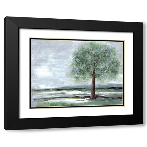 Breath Of Spring 1 Black Modern Wood Framed Art Print with Double Matting by Charest, Doris