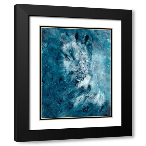 Ocean Depths Black Modern Wood Framed Art Print with Double Matting by Charest, Doris