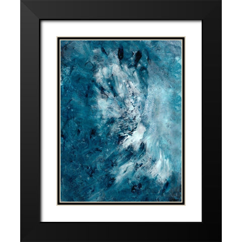 Ocean Depths Black Modern Wood Framed Art Print with Double Matting by Charest, Doris