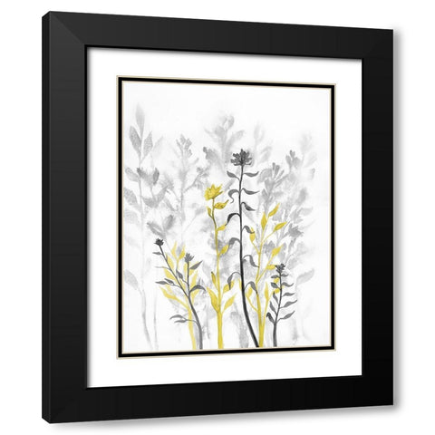 Illuminating Growth 1 Black Modern Wood Framed Art Print with Double Matting by Charest, Doris