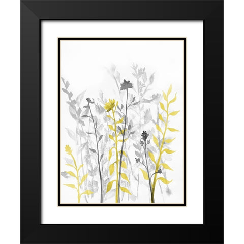 Illuminating Growth 2 Black Modern Wood Framed Art Print with Double Matting by Charest, Doris