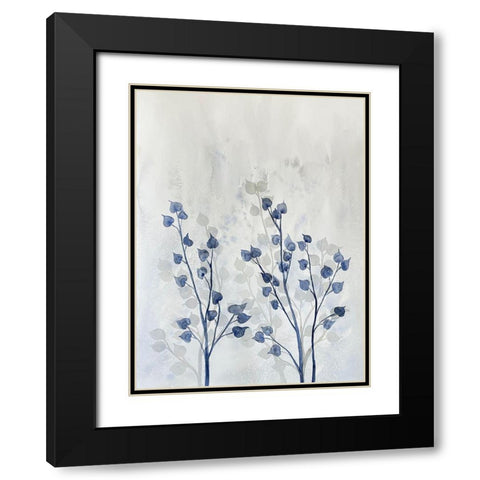 Sprouting Joy 1 Black Modern Wood Framed Art Print with Double Matting by Charest, Doris
