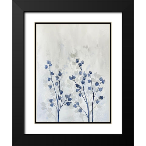 Sprouting Joy 1 Black Modern Wood Framed Art Print with Double Matting by Charest, Doris