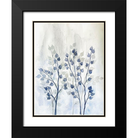 Sprouting Joy 2 Black Modern Wood Framed Art Print with Double Matting by Charest, Doris