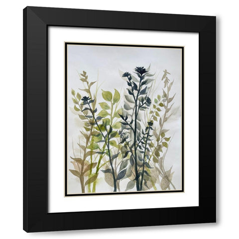 Reaching Heights 1 Black Modern Wood Framed Art Print with Double Matting by Charest, Doris