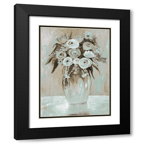 Waiting Beauty 2 Black Modern Wood Framed Art Print with Double Matting by Charest, Doris