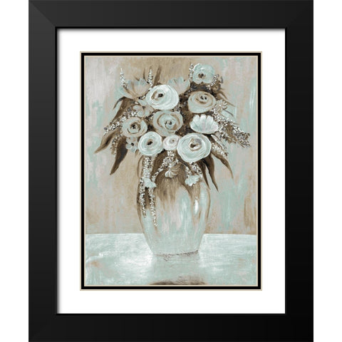 Waiting Beauty 2 Black Modern Wood Framed Art Print with Double Matting by Charest, Doris