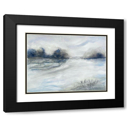 Morning Storms 1 Black Modern Wood Framed Art Print with Double Matting by Charest, Doris