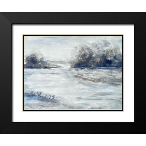 Morning Storms 2 Black Modern Wood Framed Art Print with Double Matting by Charest, Doris