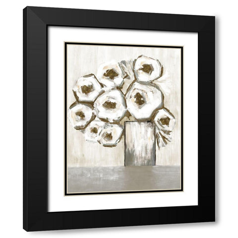 Brilliant Still Life Black Modern Wood Framed Art Print with Double Matting by Charest, Doris