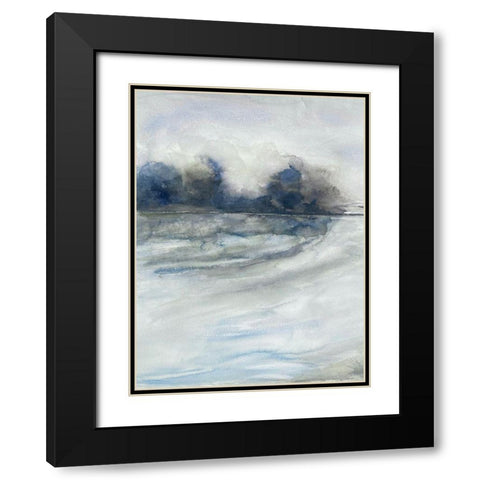 Gloomy Storms 1 Black Modern Wood Framed Art Print with Double Matting by Charest, Doris