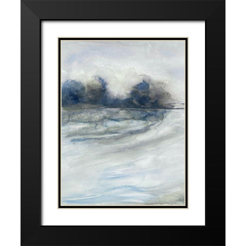 Gloomy Storms 1 Black Modern Wood Framed Art Print with Double Matting by Charest, Doris