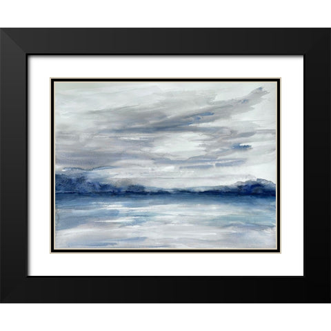 Gloomy Storms 2 Black Modern Wood Framed Art Print with Double Matting by Charest, Doris
