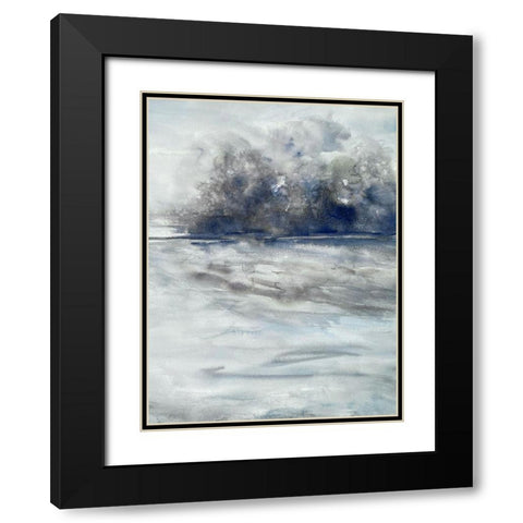 Gloomy Storms 3 Black Modern Wood Framed Art Print with Double Matting by Charest, Doris