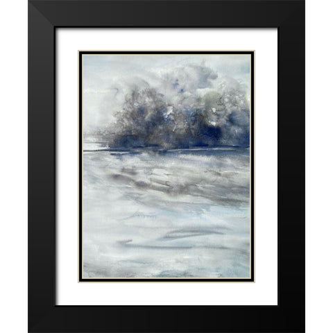 Gloomy Storms 3 Black Modern Wood Framed Art Print with Double Matting by Charest, Doris